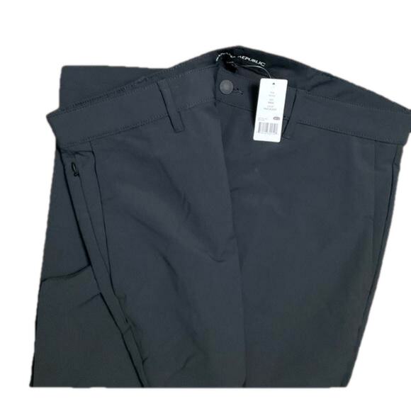 Banana Republic Men's Performance Chino Pants True Black Size 36 X 32 NWT - Picture 4 of 13